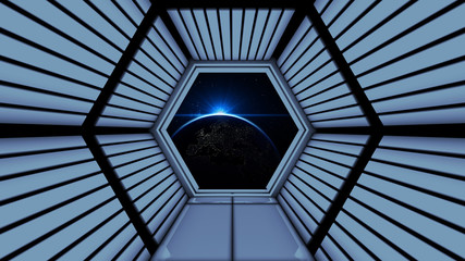 Earth view from space shuttle