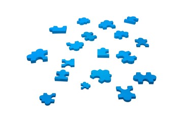 Naklejka premium jigsaw pieces