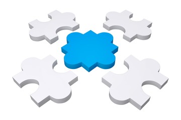 Fototapeta premium jigsaw pieces