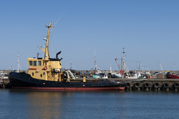 Fototapeta premium Tugboat in Port
