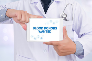 BLOOD DONORS WANTED