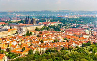 Fototapeta na wymiar View of Prague Castle - Czech republic