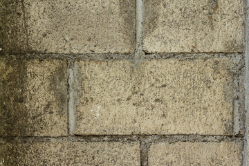 Steintextur einer Steinziegelmauer