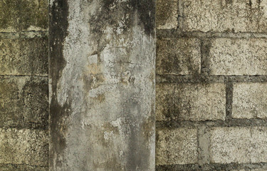 Steintextur einer Steinziegelmauer