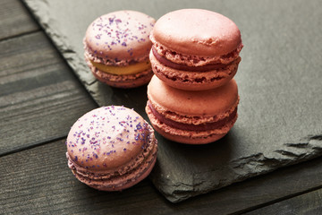 French delicious dessert macaroons