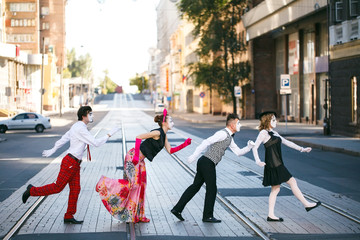 Memes are on the road. emergency situation.