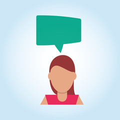 Communication  vector design, editable graphic