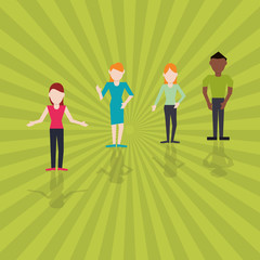 Communication  vector design, editable graphic