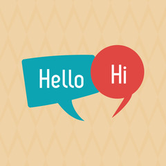 Communication  vector design, editable graphic