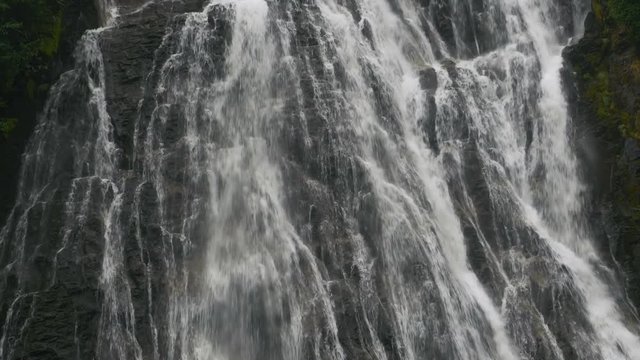 Narada Falls Close Up Mt Rainier National Park 4k