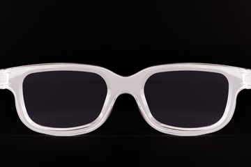 Abstract eye glasses