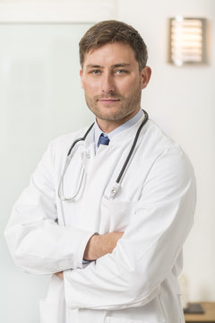 Portrait of attrative young doctor