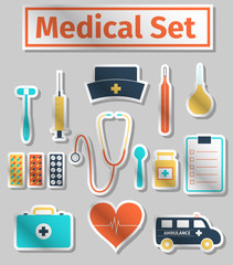 Medical icons set