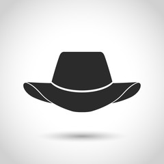 vector black hat icon