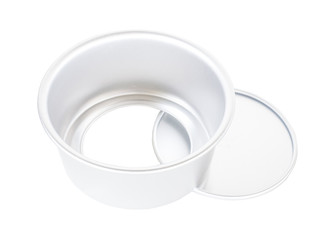 material spherical baking loaf pan non-stick coating. isolated on white.