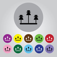 Vector high voltage electrical insulator