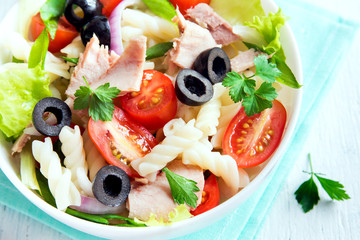 Tuna and pasta salad