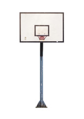 Basketball hoop on white © paketesama