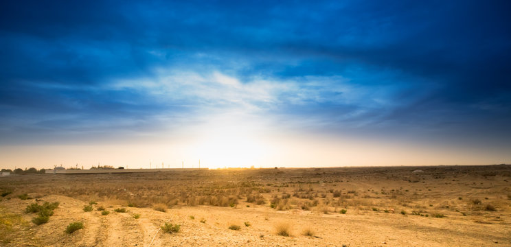 Desert in Uzbekistan