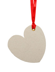 Heart shaped tag