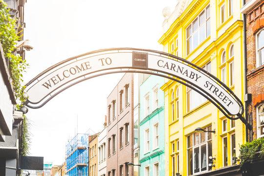 Carmaby street sign in London