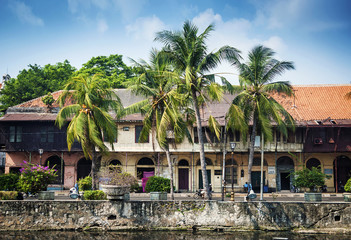 dutch colonial buildings in old town of jakarta indonesia © TravelPhotography