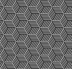 Naadloze geometrische op-art patroon.