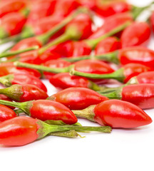 Heap of Ripe Red Peppers Piri-Piri