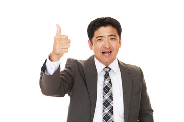 笑顔のビジネスマン