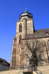 Fototapeta na wymiar Stadtkirche in Homberg (Efze)