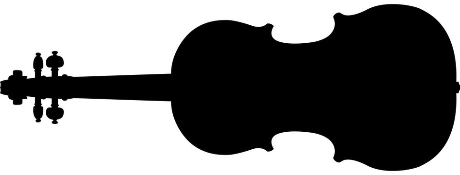 silhouette violin