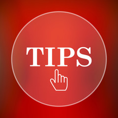 Obraz premium Tips icon
