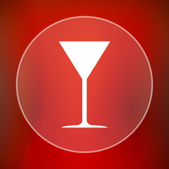 Martini glass icon