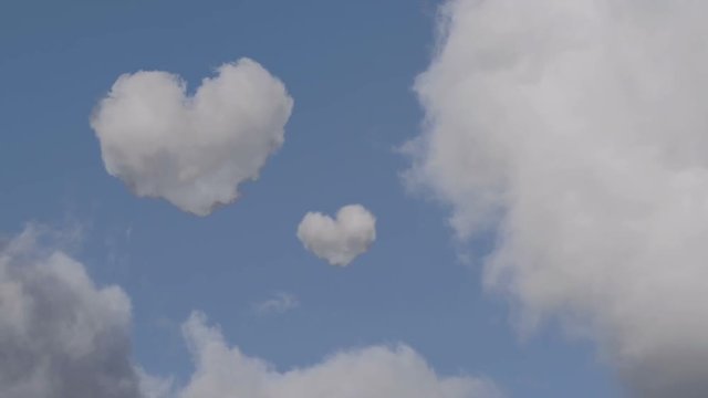 Love Is In The Air With These Heart Shaped Clouds