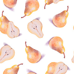 hand painted watercolor seamless pattern texture of fresh yellow