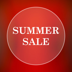 Summer sale icon