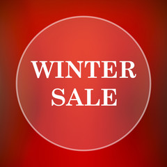 Winter sale icon