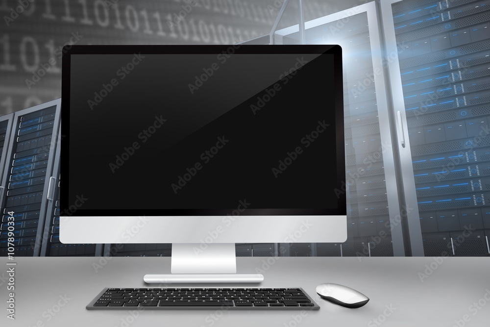 Poster composite image of computer screen