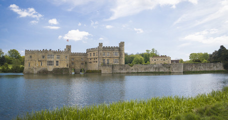 Medieval Leeds Castle in Kent England