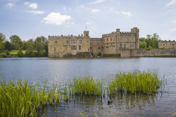 Medieval Leeds Castle in Kent England