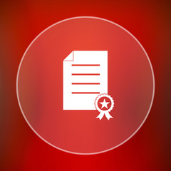 Certificate icon