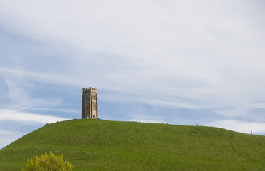 St. Michaels Tower at Glastonbury Tor in Somerset
