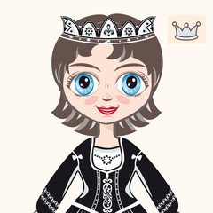 little Princess. Portrait. Avatar.