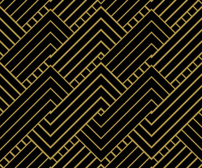 Geometric Gold shapes Background