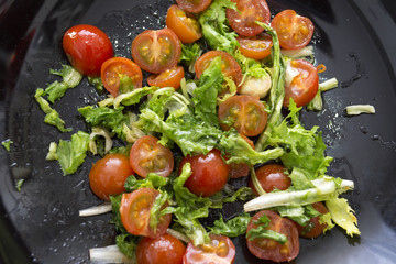 tomato and salad