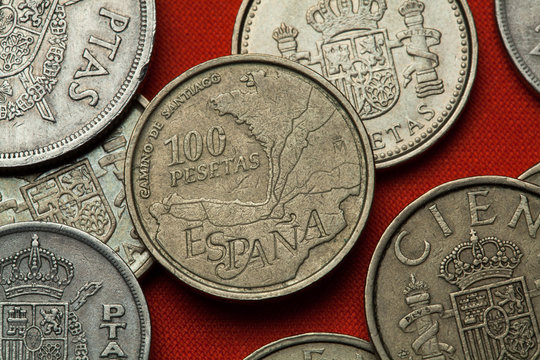 Coins of Spain. Camino de Santiago
