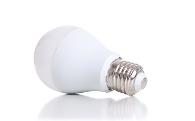 LED light bulb isolated on white