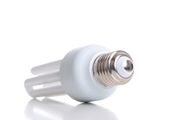 LED light bulb isolated on white