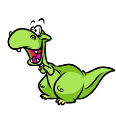 Dinosaur  cartoon illustration  isolated image animal character

