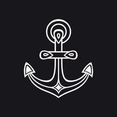 Anchor. Vector illustration
